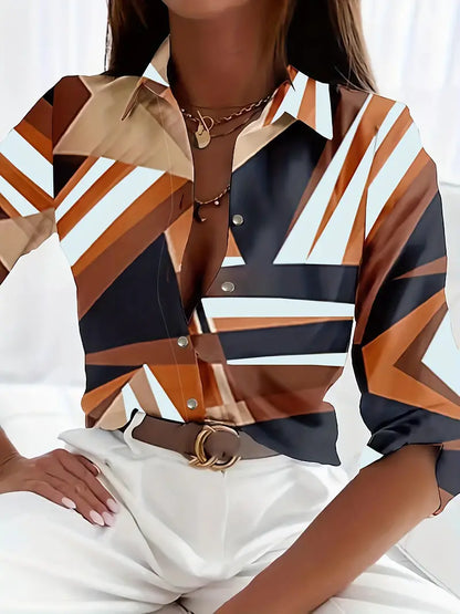 Dames Blouse Elegante Korte Mouw