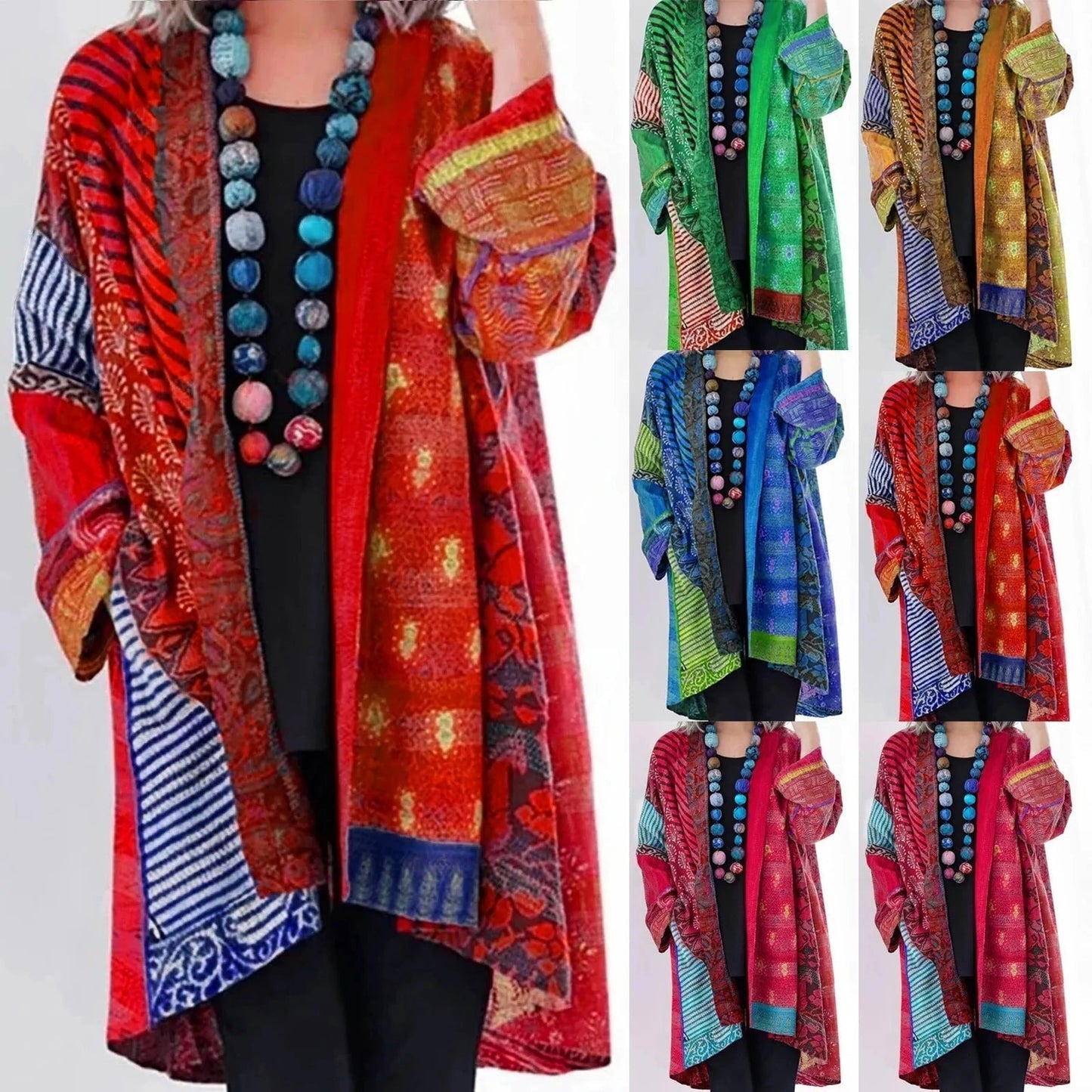 Lange Cardigan Stijlvol Warm voor Dames
