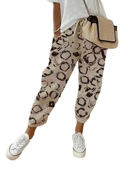 Dames Zomerbroek Wijd en Comfortabel met Elastische Band