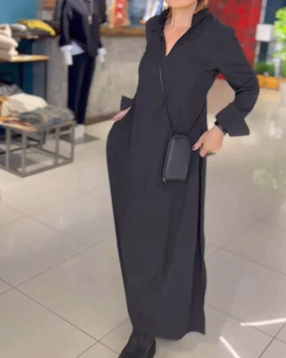 Lange Jurk Comfortabel Florence Stijl Elegante Zomerjurk