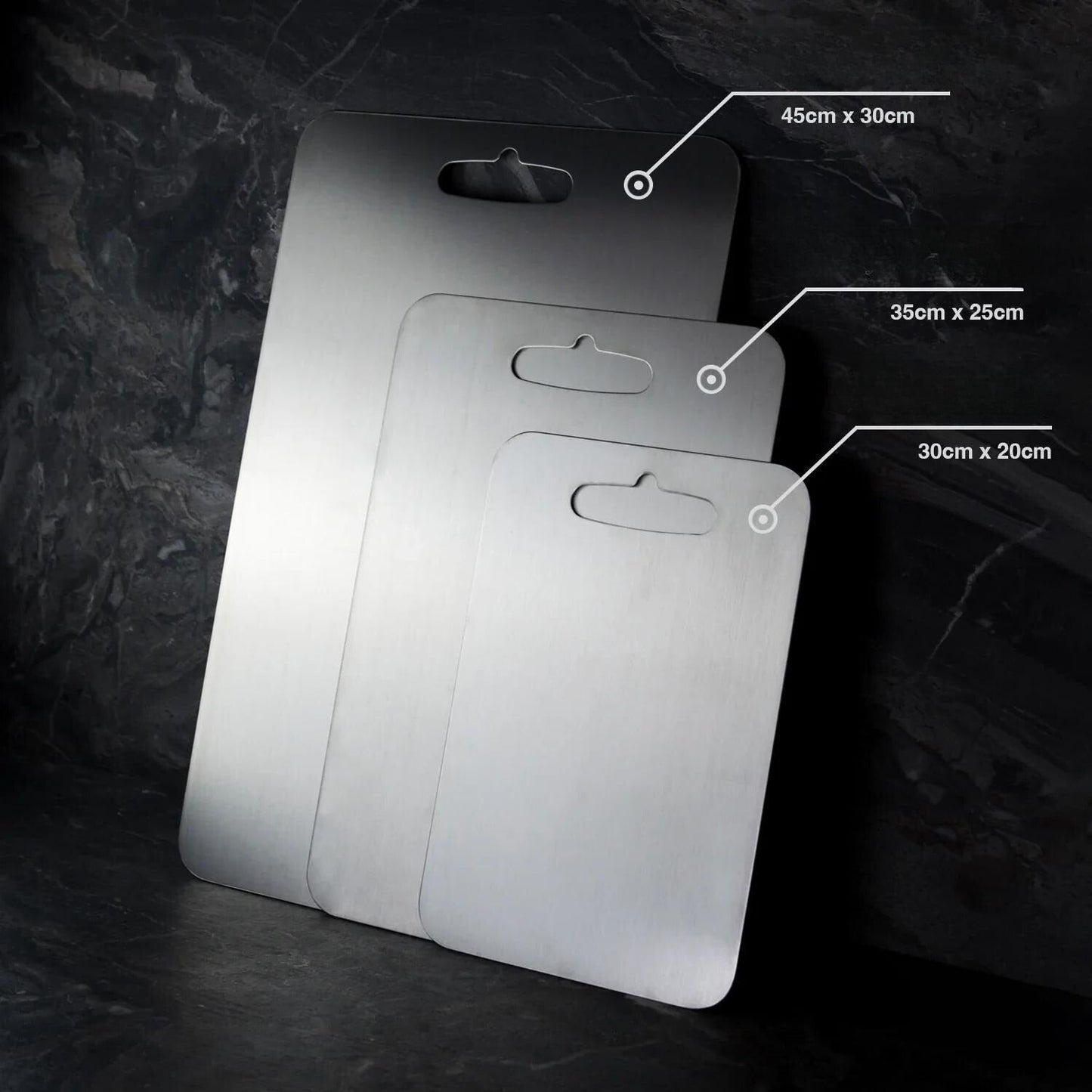 Snijplank 35×25 cm Met Titaan Coating BPA-Vrij Antibacterieel voor Hygiënisch Bereiden in de Keuken