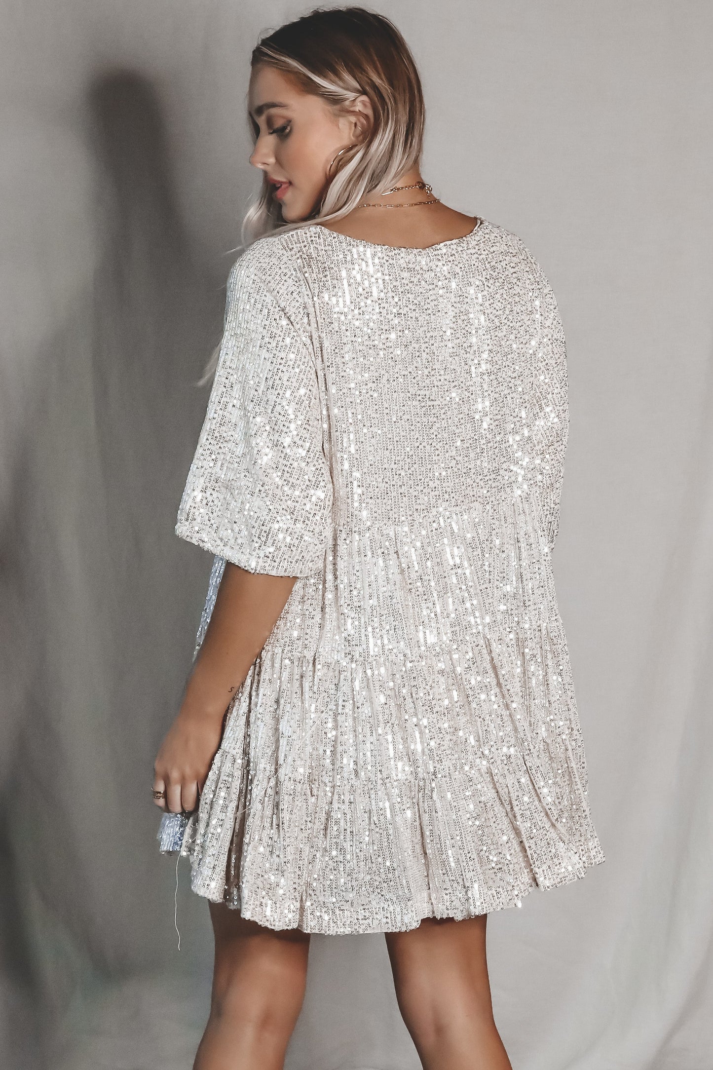 Glamourjurkje FEIKE: Glitterjurk Stralend en Feestelijk