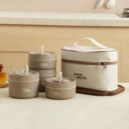 Geïsoleerde Lunchbox met Vacuümtechnologie – Houdt Eten Tot 4 Uur Warm – Lekvrij RVS Ontwerp – Ideaal voor School en Werk