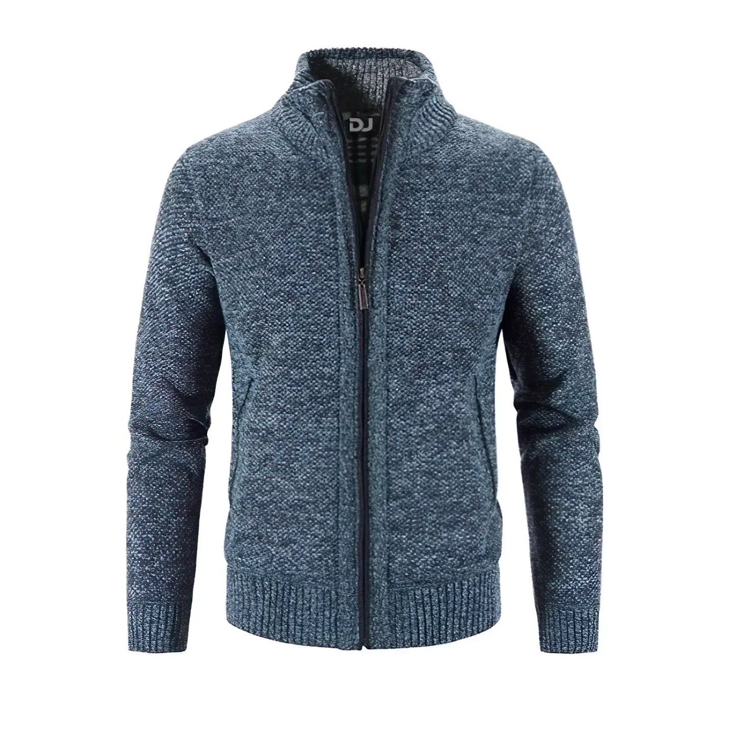 Heren Vest Grofgebreid Rits Vest Warm en Stijlvol