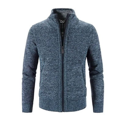 Heren Vest Grofgebreid Rits Vest Warm en Stijlvol