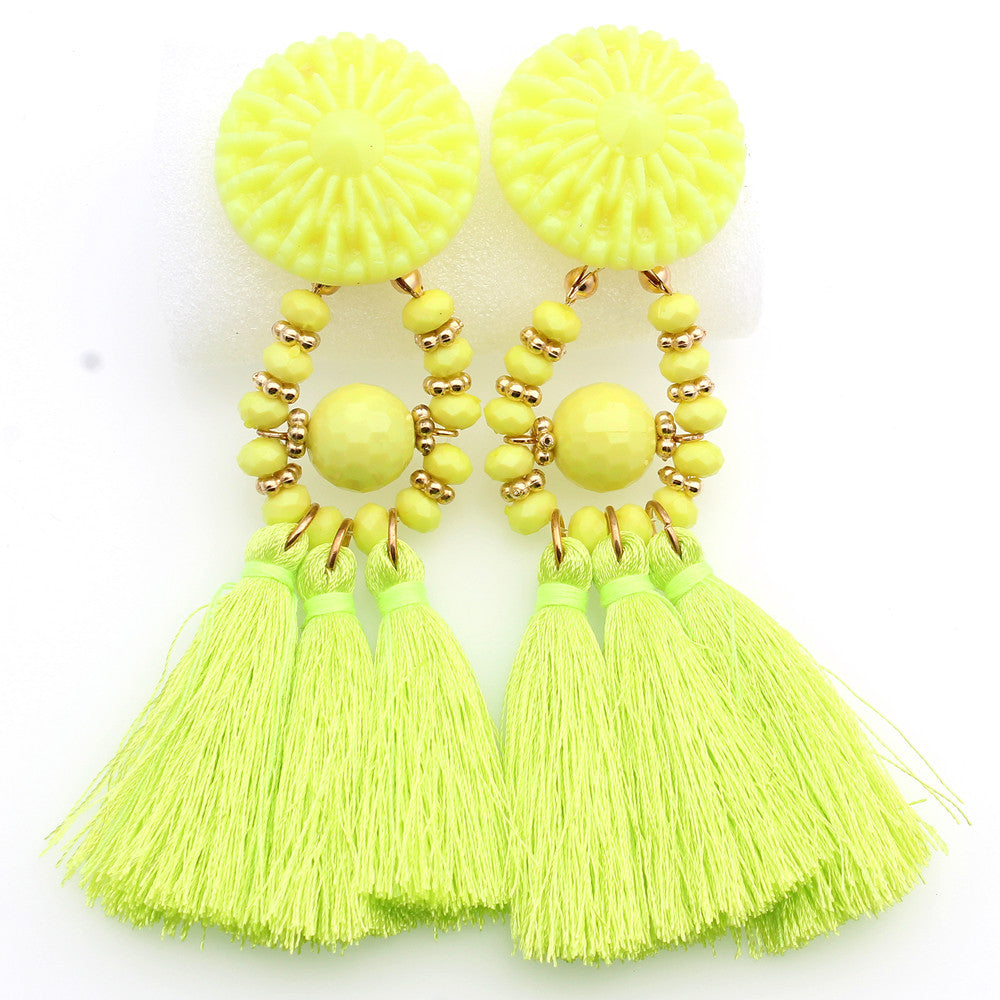 Dames Oorbellen met Kwastjes Grote Statement Oorbellen Trendy