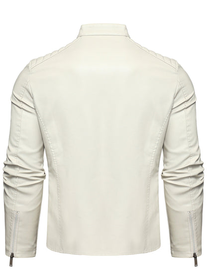 Leren Jas Met Rits Elegant Design
