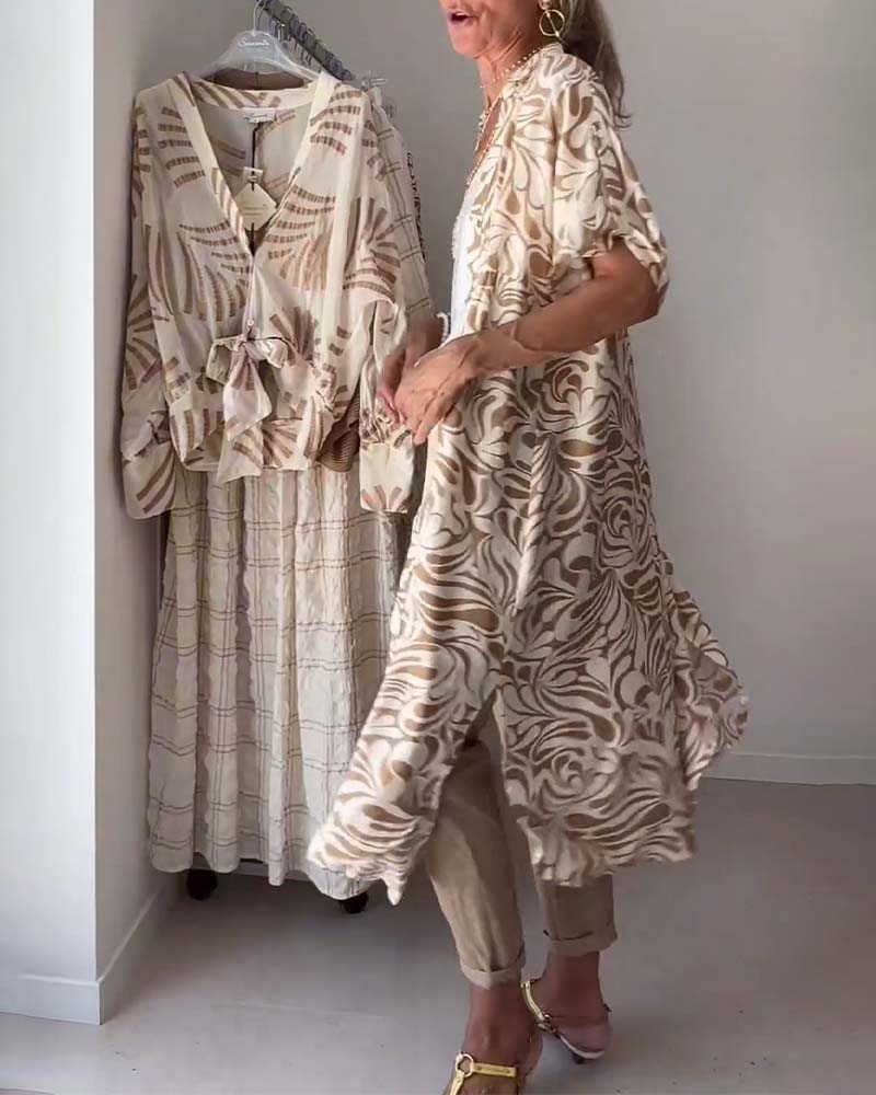 Vrouwen Jurk Korte Mouw Zomerjurk Casual Stijl