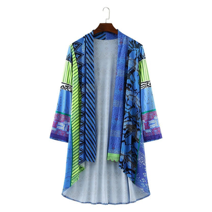 Zomer Kimono Kleurrijk Boheemse Jurk