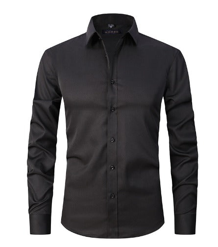 Heren Overhemd Stretch Streekvrij Comfortabel