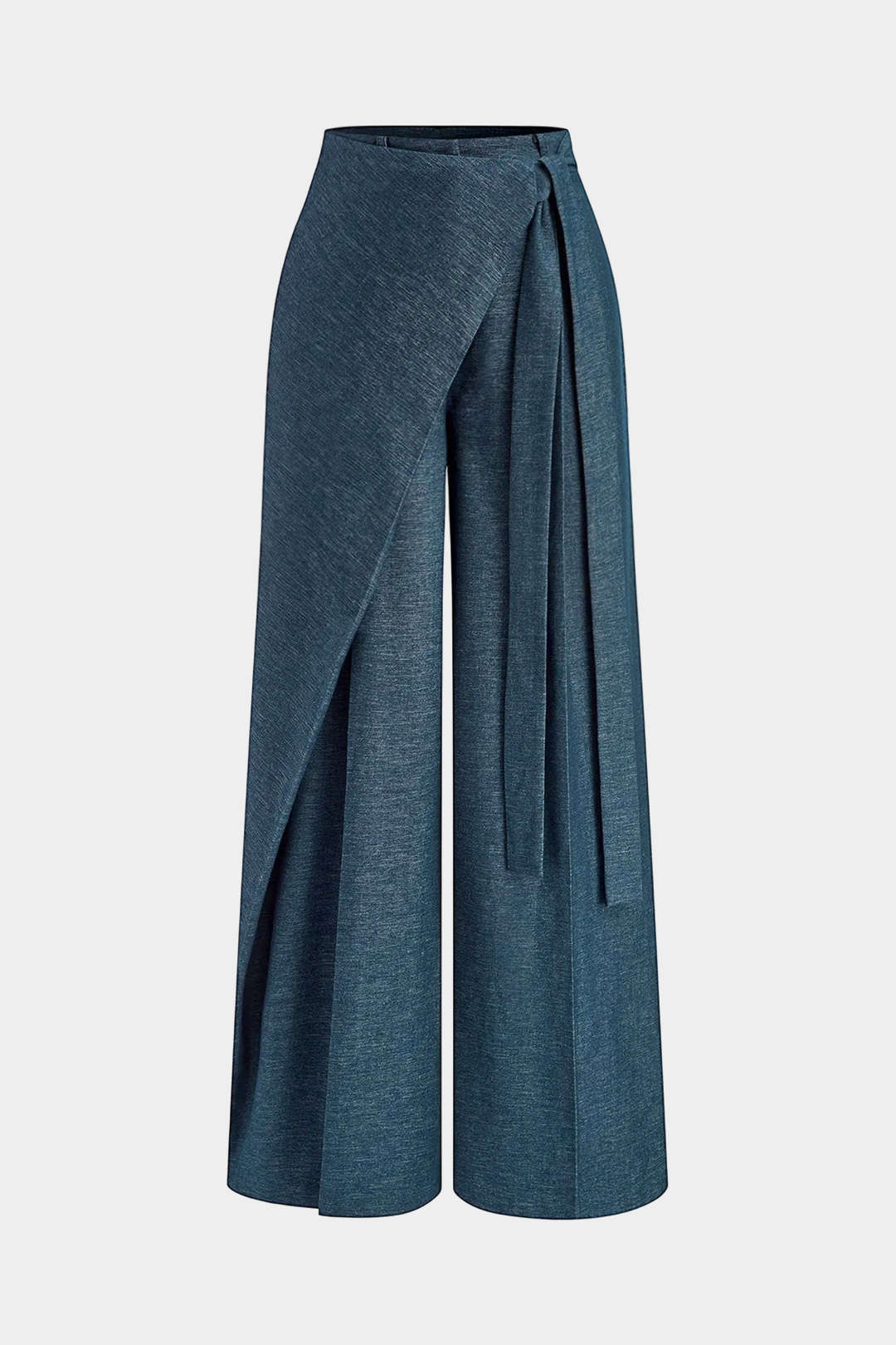 Dames Pantalon Asymmetrisch Met Strik Detail Stijlvol - StudioMarella