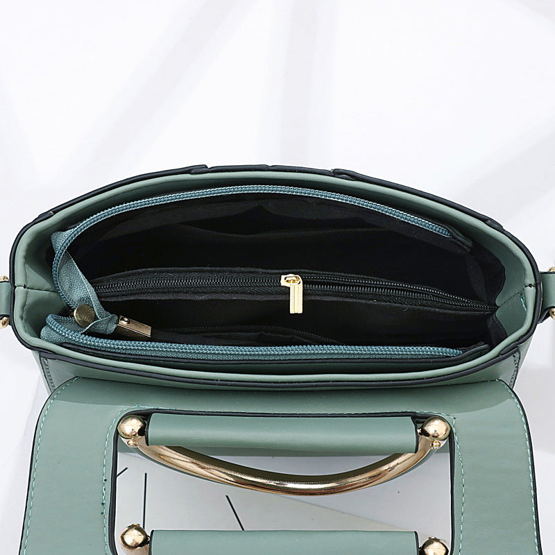 Dames Handtas Elegante Schouderband Leren Look