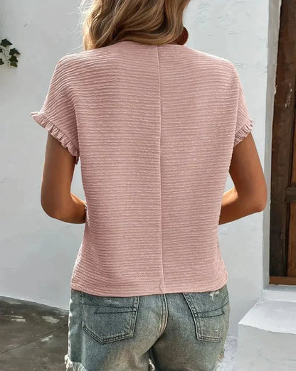 Vrouwen T-shirt Zomers Stijlvol Kort Mouw