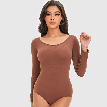 Dames Shapewear Correctie Body Lange Mouwen Slank - StudioMarella