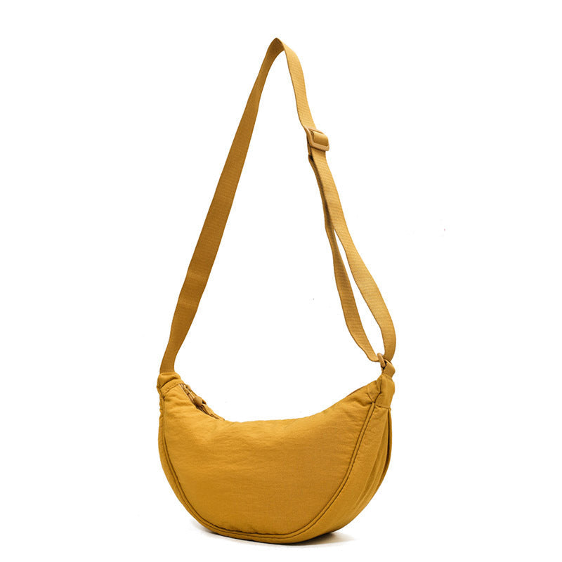 Halve Maan Schoudertas Kunstleer Elegante Damestas Crossbody Handtas Mode Accessoire Casual Dagelijks Gebruik
