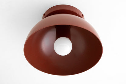 Minimalistische Plafondlamp Dome voor Compacte Ruimtes – Opbouwspot Beschikbaar in Meerdere Kleuren