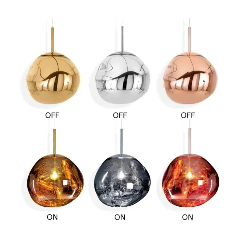 Hanglamp Lava Design Led Rond Goud Zilver Rood Rookgrijs Woonkamer Slaapkamer