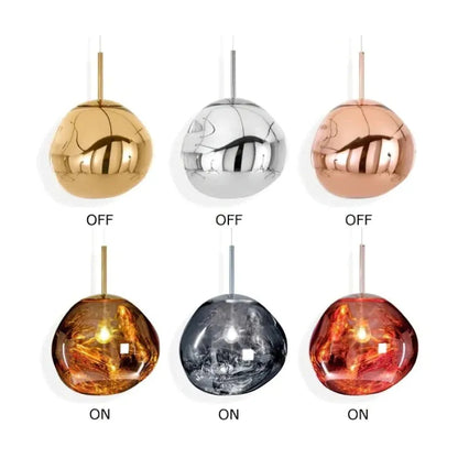 Hanglamp Lava Design Led Rond Goud Zilver Rood Rookgrijs Woonkamer Slaapkamer