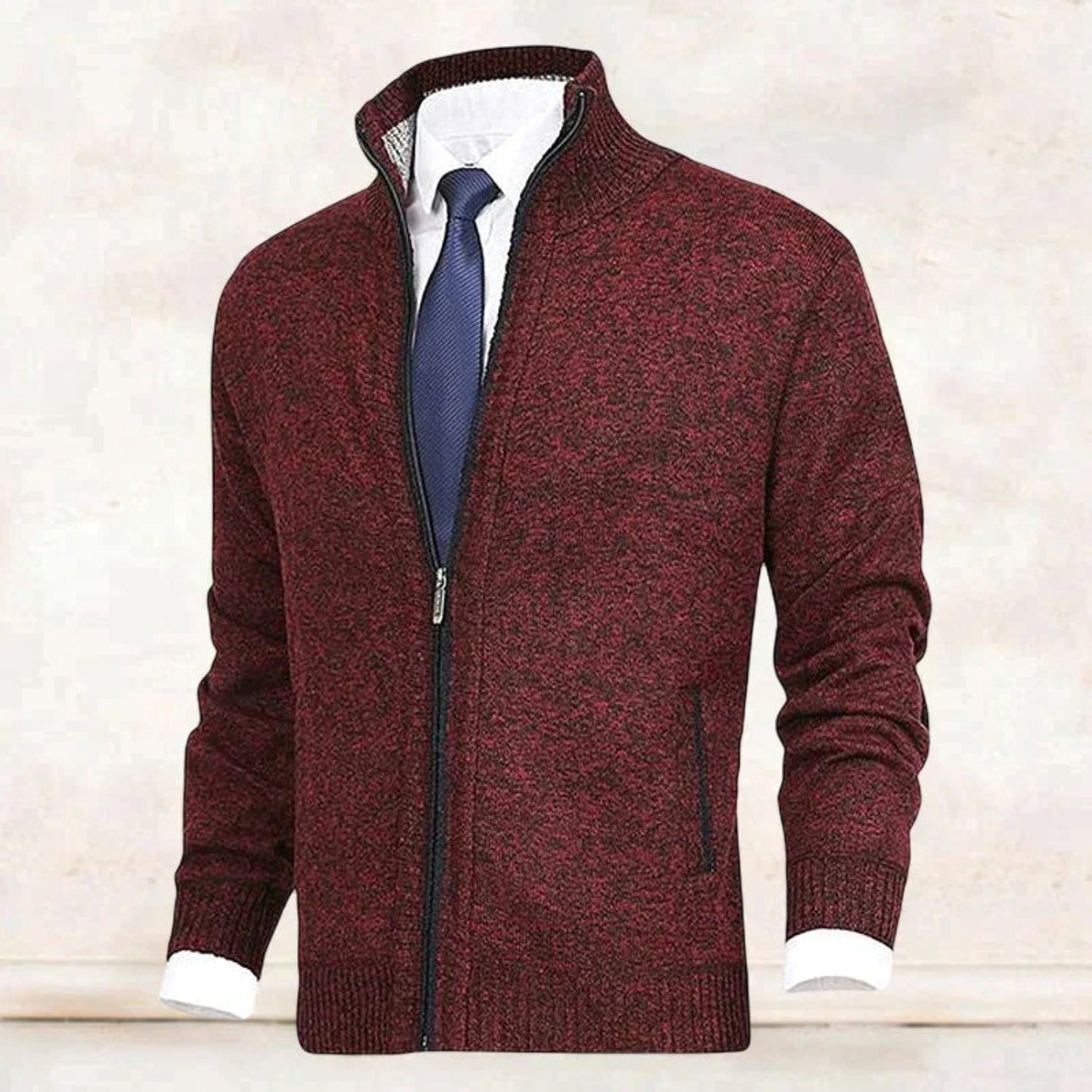 Heren Vest met Kraag - Stijlvol Blazer Design