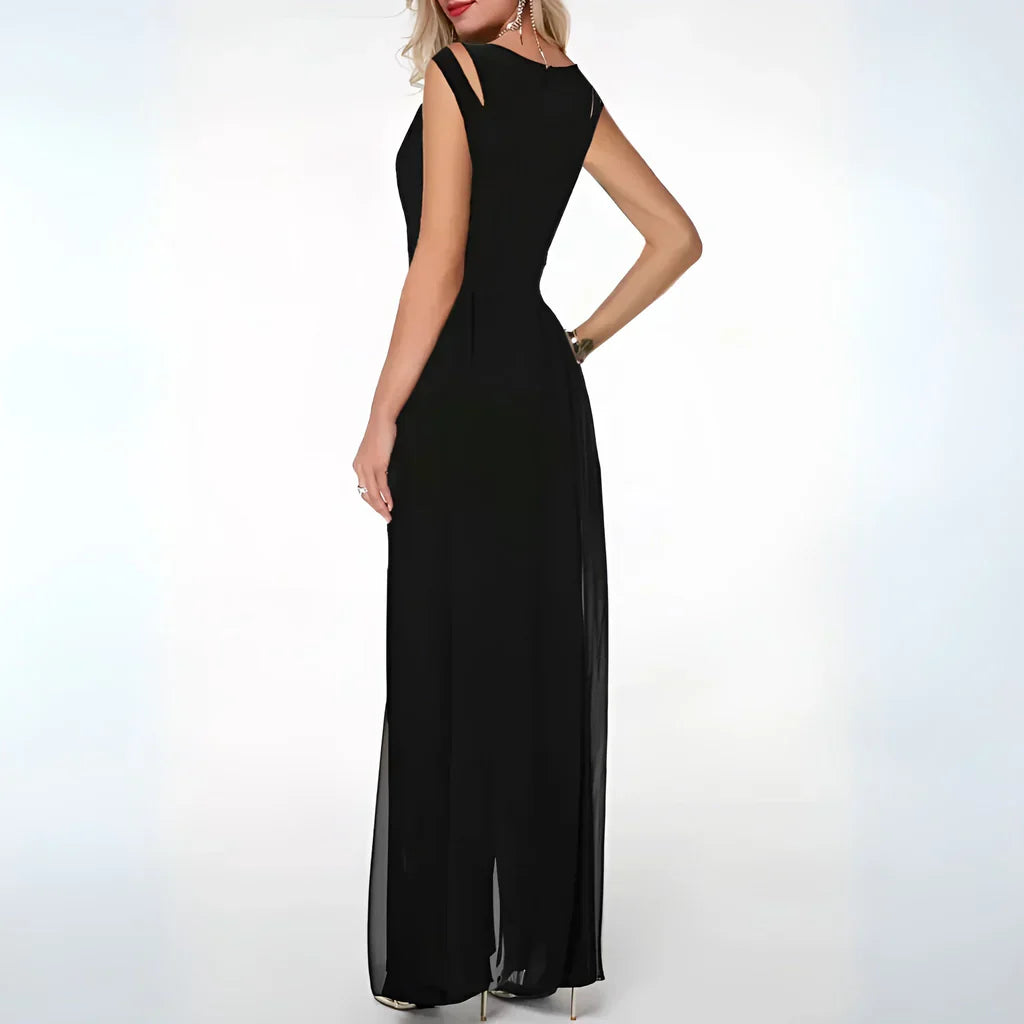 Dames Jumpsuit Elegant Stijlvol Zwart Feestjurk