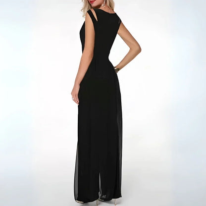 Dames Jumpsuit Elegant Stijlvol Zwart Feestjurk
