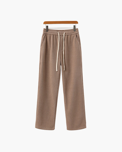 Heren Broek Corduroy Wijd Model met Touwtjes Sluiting