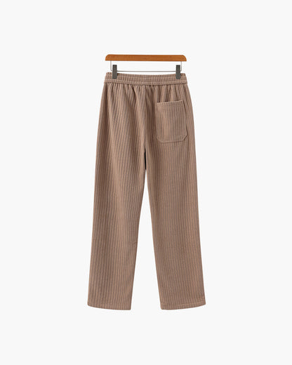 Heren Broek Corduroy Wijd Model met Touwtjes Sluiting