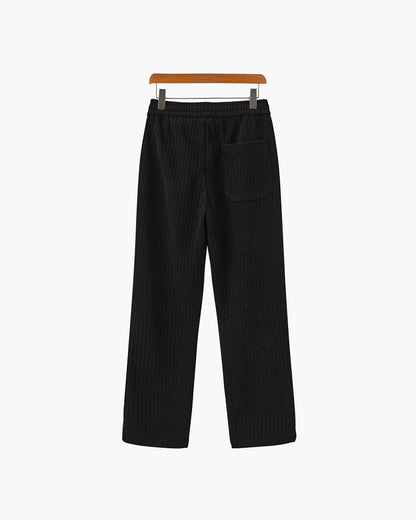 Heren Broek Corduroy Wijd Model met Touwtjes Sluiting