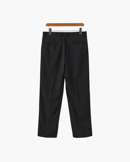 Hoge Taille Broek Wijd Model Anzug Stijl