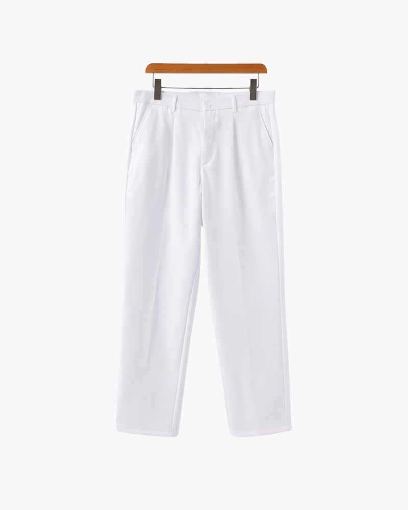 Hoge Taille Broek Wijd Model Anzug Stijl