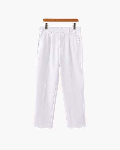 Hoge Taille Broek Wijd Model Anzug Stijl