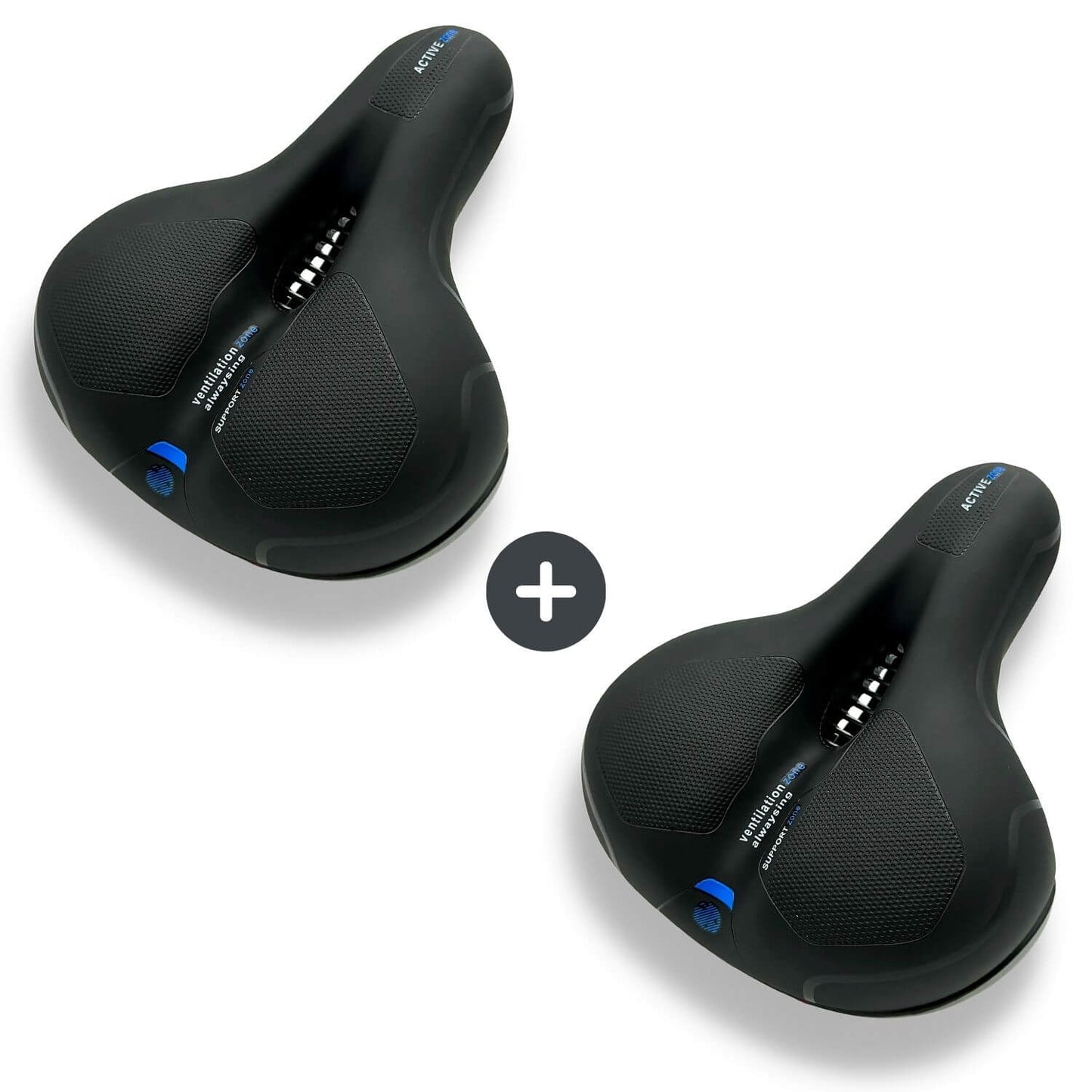 Ergonomisch Fietszadel met Geldemping Rood Blauw Geel Comfortabel Zadel voor Fiets Anti-Drukpunt