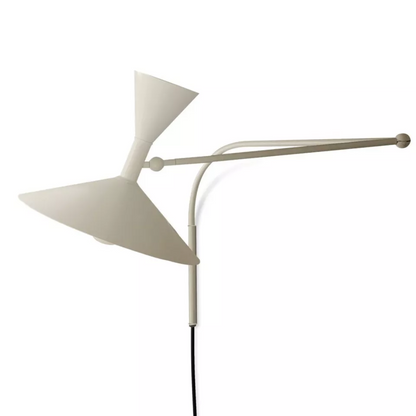LED Wandlamp Verstelbaar Metaal E14 Modern Zwart Wit Woonkamer