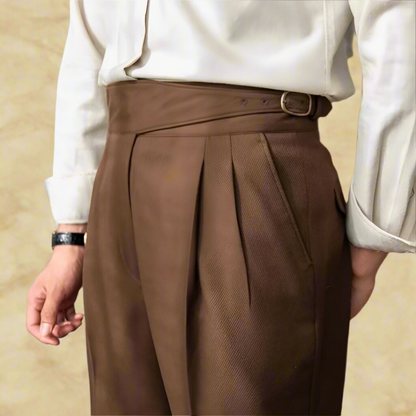 Stijlvolle Heren Broek Comfortabel Elegante Design