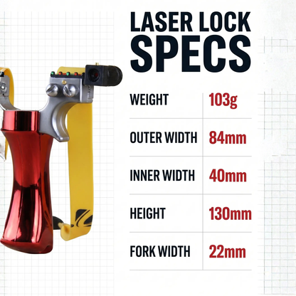 Precisiekatapult met Geïntegreerde Laserrichting en Infraroodwaterpas voor Sport en Outdoor