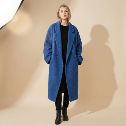 Valentina Oversized Wol Coat Elegante Design