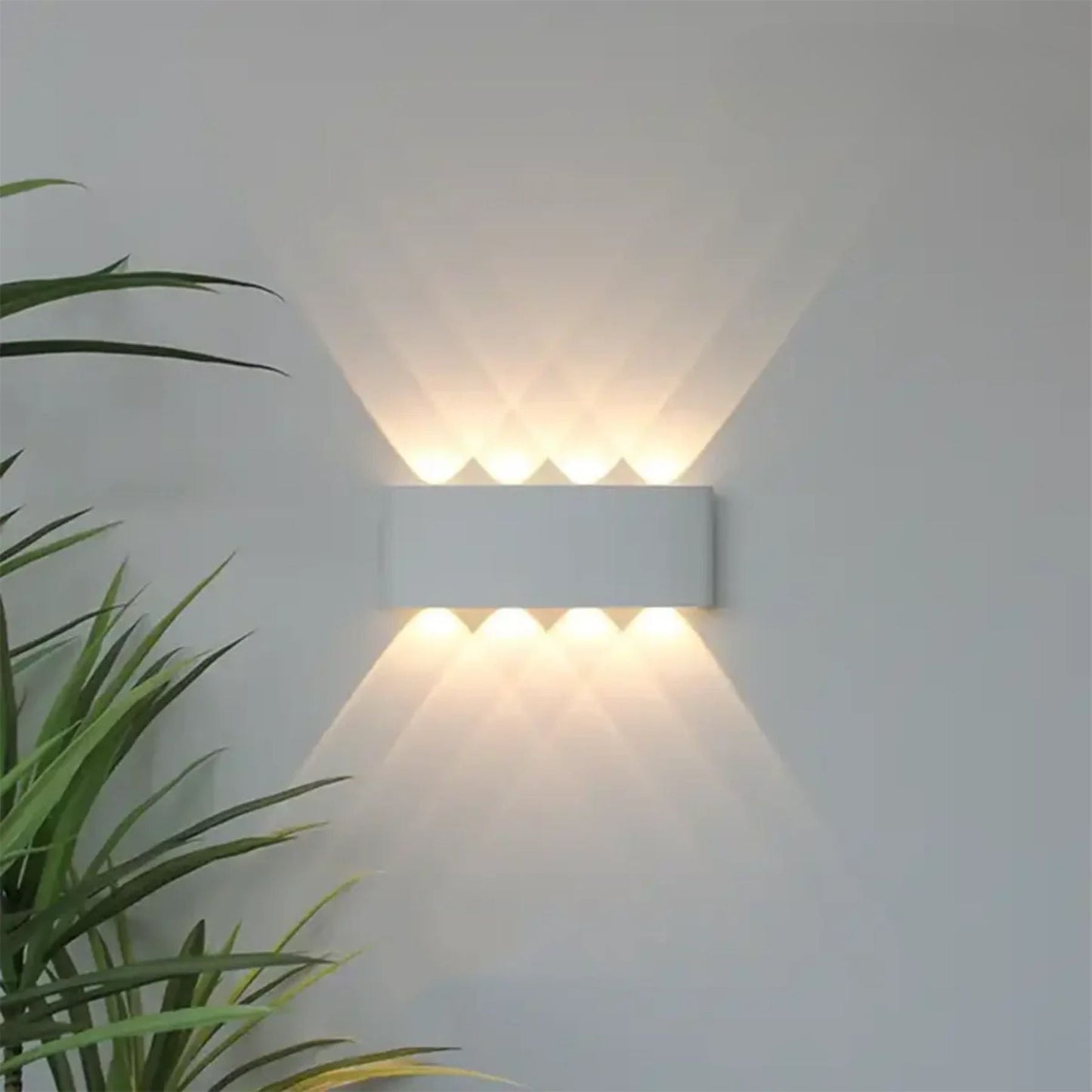 LED Wandlamp IP65 Binnen Buiten Gevellamp Patio Gang Up Down Light Zwart Wit