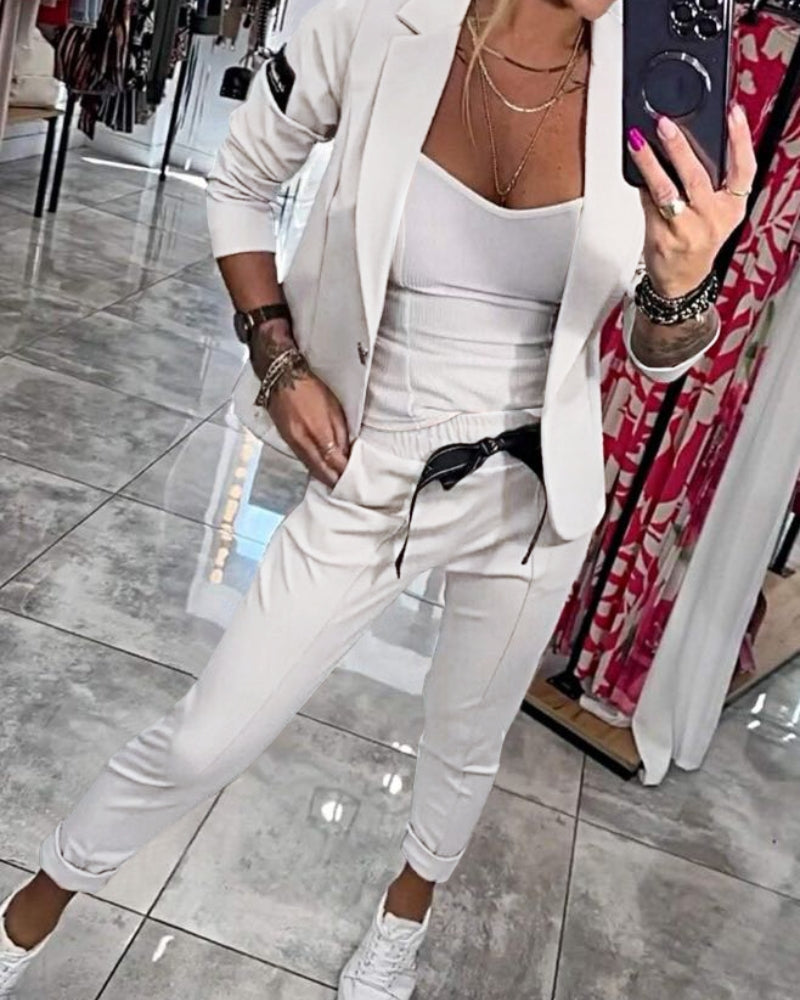Dames Blazer Set Elegant en Stijlvol