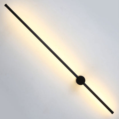 Wandlamp LED Staf Aluminium Zwart Goud 60cm 80cm Woonkamer Slaapkamer Studeerkamer Lijnlamp Minimalistisch Modern Sfeerlamp