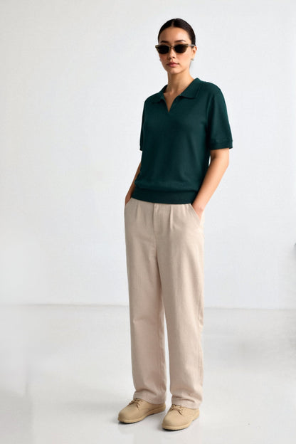 Klassieke Poloshirt Korte Mouw Zomer Lichtgewicht