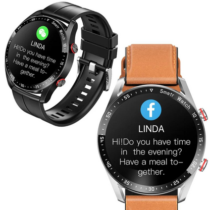 Smartwatch met Lautsprecher, Bluetooth en Fitnessfuncties – Luxe Design voor Sport en Dagelijks Gebruik