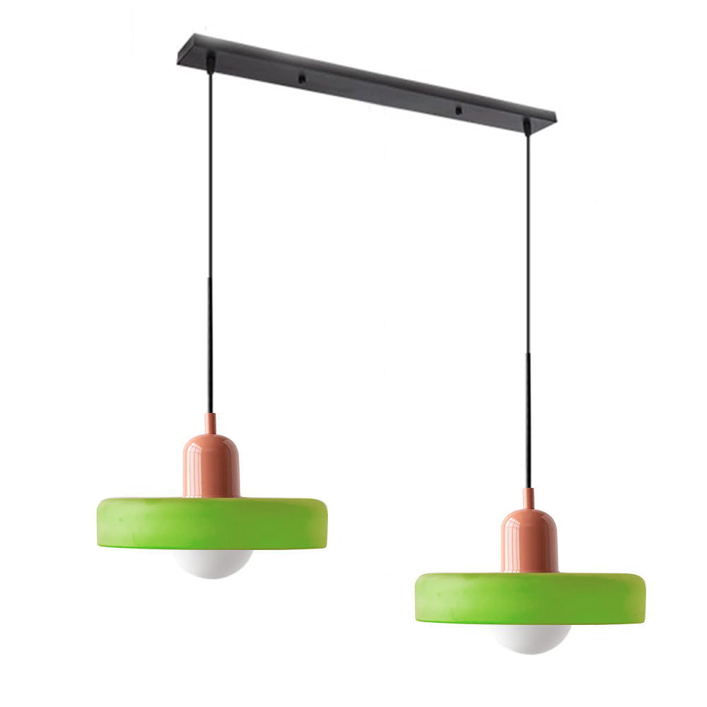 Luccon Dubbele Hanglamp Glas G9 35 cm Modern Eettafel Woonkamer Design Verlichting
