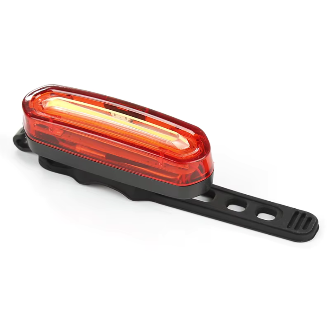 Compacte USB Fietsachterlicht met 200 Lumen & Stroboscoop – Veiligheidslicht voor Nachtritten, 4 Lichtmodi, Waterdicht IPX5