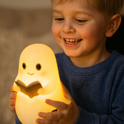 Spookjes Nachtlampje Handgemaakt Keramiek Warm Wit LED Sfeerverlichting Slaapkamer Cadeau