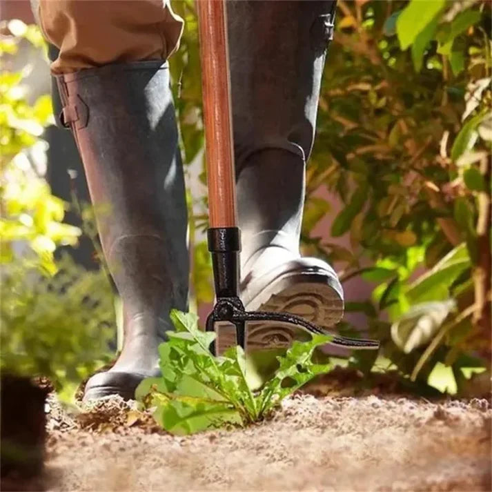 Onkruidverwijderaar met Wortelextractor voor Effectieve Tuinonderhoud | Handmatig Tuingereedschap