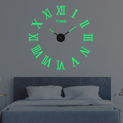 Grote Moderne Wandklok Met 3D Cijfers En Minimalistisch Design Voor Woonkamer En Keuken