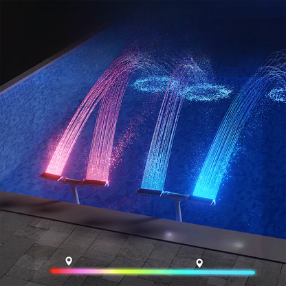 Zwembad Solar Fontein met RGB LED Verlichting voor Opblaasbaar Zwembad