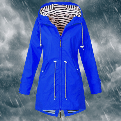 Dame Regenjas Elegante Waterdichte Mantel - StudioMarella