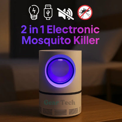 UV Insectenval voor Binnen en Buiten — Elektrische Muggen- en Vliegenval met Stille Werking
