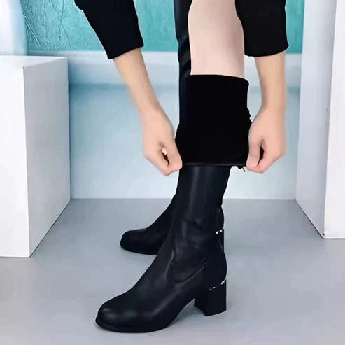 Overknee Laarzen van Leer Warm en Comfortabel